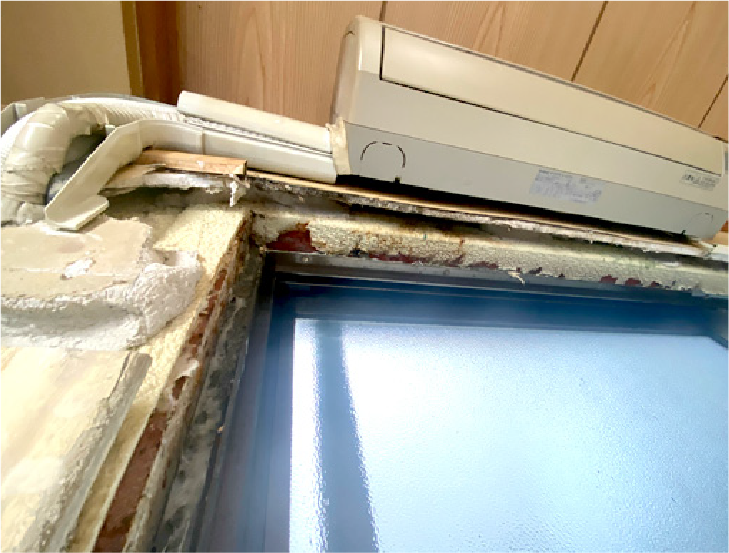 防水工事 エアコン撤去 散水調査_01