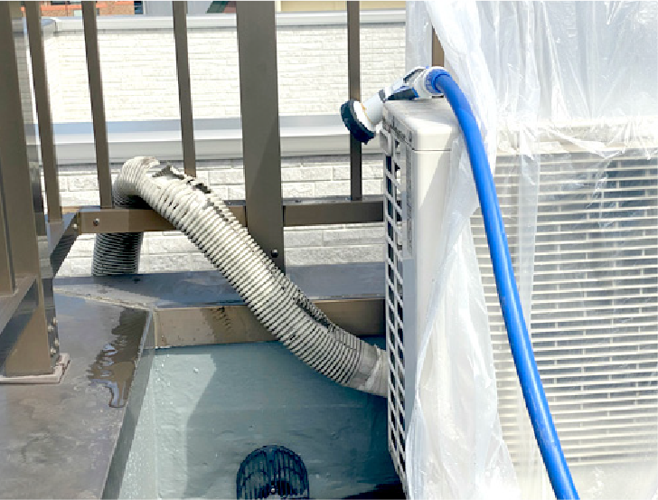 防水工事 エアコン撤去 散水調査_02